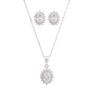 نیم ست نقره زنانه کد M3088