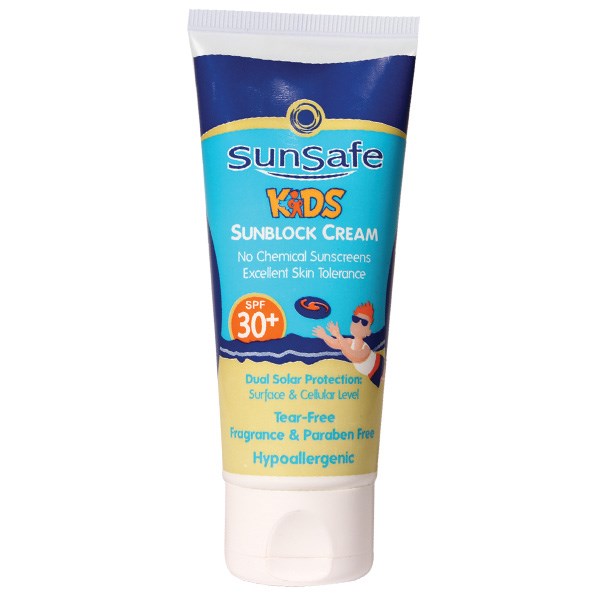 کرم ضد آفتاب کودکان سان سیف SPF30 مقدار 50 گرم