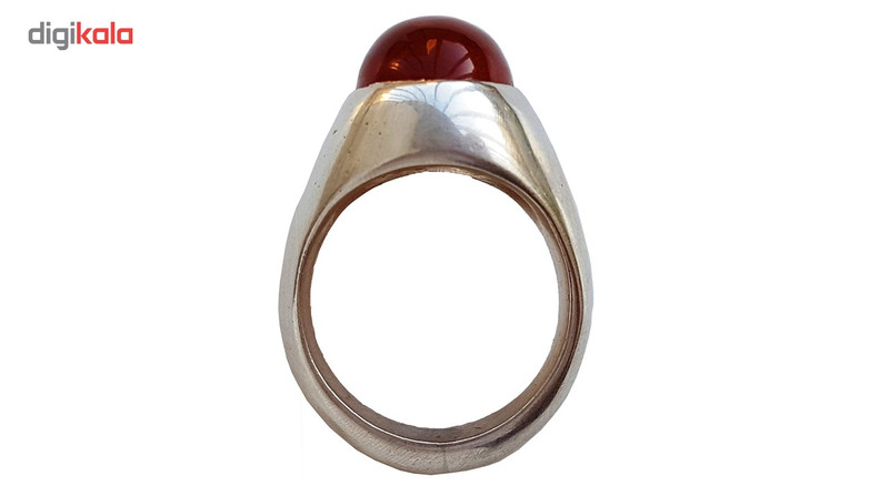 انگشتر نقره جواهرسرا مدل عقیق آبدار یمنی