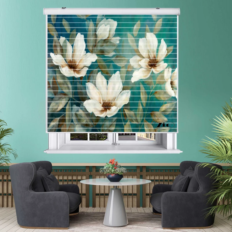 پرده زبرا زیو مدل 3D1131 سایز 150x150 سانتی متر