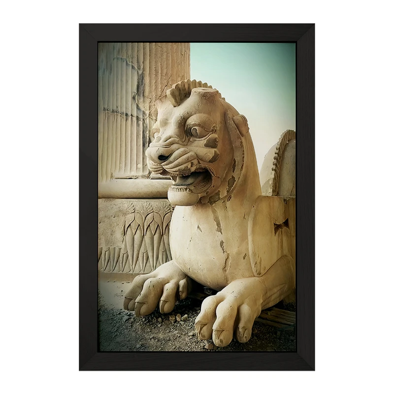 تابلو خندالو مدل تخت جمشید کد F7470