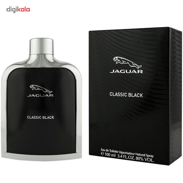 ادو تویلت مردانه جگوار مدل Classic Black حجم 100 میلی لیتر ادو تویلت مردانه جگوار مدل Classic Black حجم 100 میلی لیتر