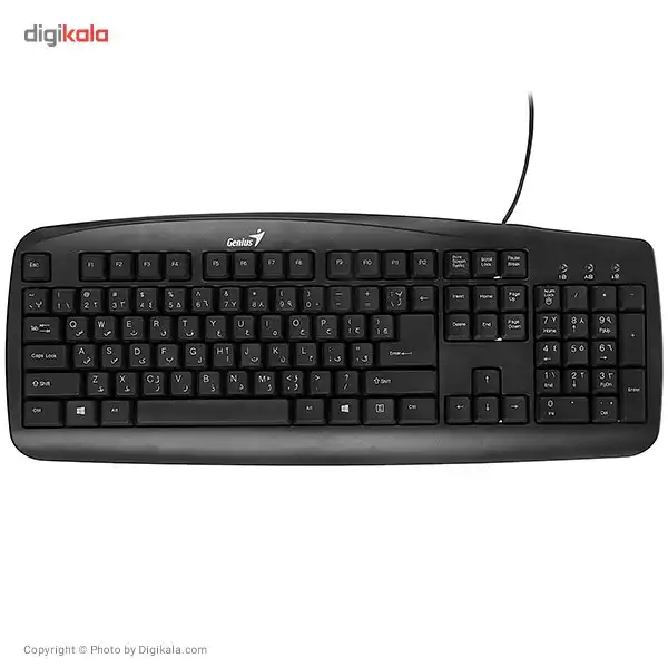 کیبورد PS/2 جنیوس مدل KB-110 با حروف فارسی