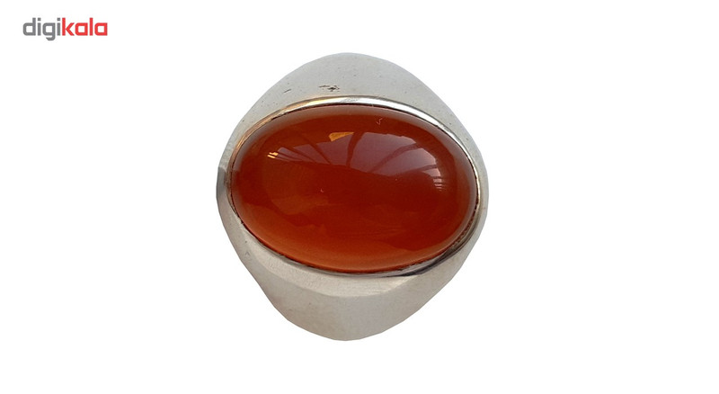 انگشتر نقره جواهرسرا مدل عقیق آبدار یمنی