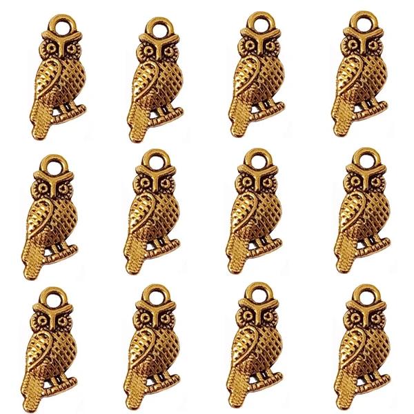 آویز دستبند طرح جغد AD 308 بسته 12 عددی