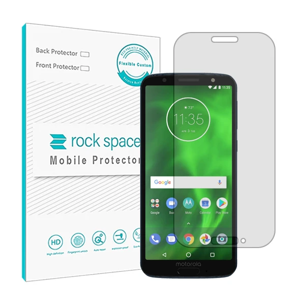محافظ صفحه نمایش  شفاف راک اسپیس مدل HyGEL مناسب برای گوشی موبایل موتورولا Moto G6