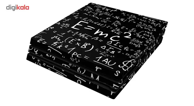 برچسب افقی پلی استیشن 4 پرو ونسونی طرح Emc2