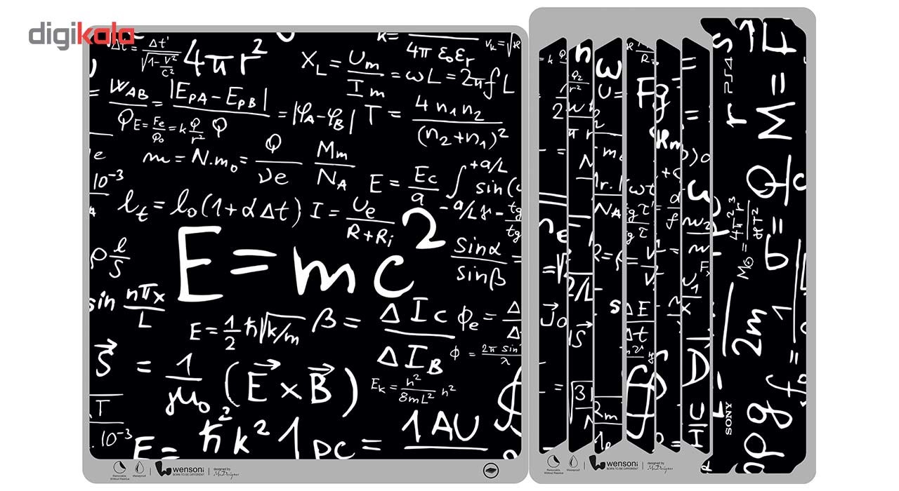 برچسب افقی پلی استیشن 4 پرو ونسونی طرح Emc2
