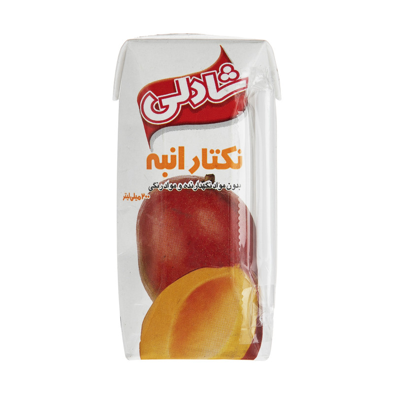 نکتار انبه شادلی مقدار 200 میلی لیتر