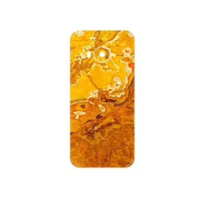 MAHOOT Gold Marble Cover Sticker for HTC One ME