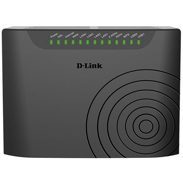 مودم-روتر +ADSL2 بی سیم و دو باند دی-لینک مدل DSL-2877AL