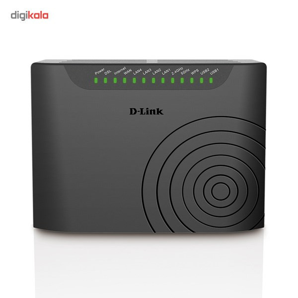 مودم-روتر +ADSL2 بی‌سیم و دو باند دی-لینک مدل DSL-2877AL