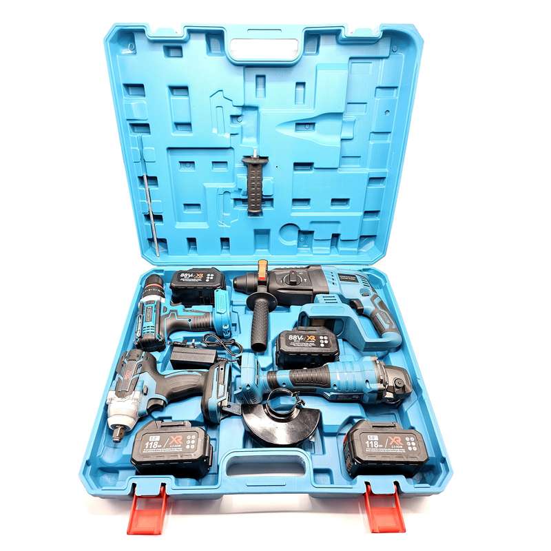 ابزار شارژی صنعتی باس مدل LIFE_STYLE کد 4 مجموعه 4 عددی