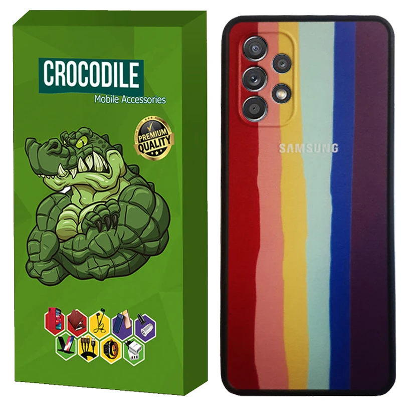 کاور کروکودیل مدل Rainbow2 مناسب برای گوشی موبایل سامسونگ Galaxy A23 4G