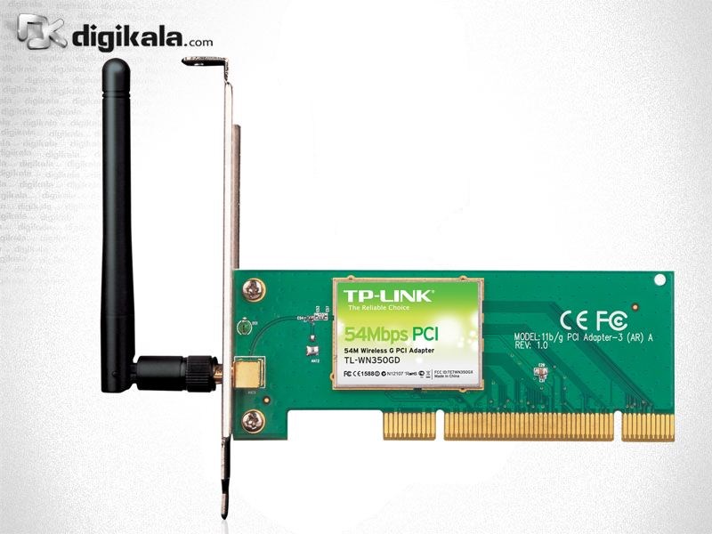 تی پی لینک کارت شبکه PCI بی سیم TL-WN350GD_V1