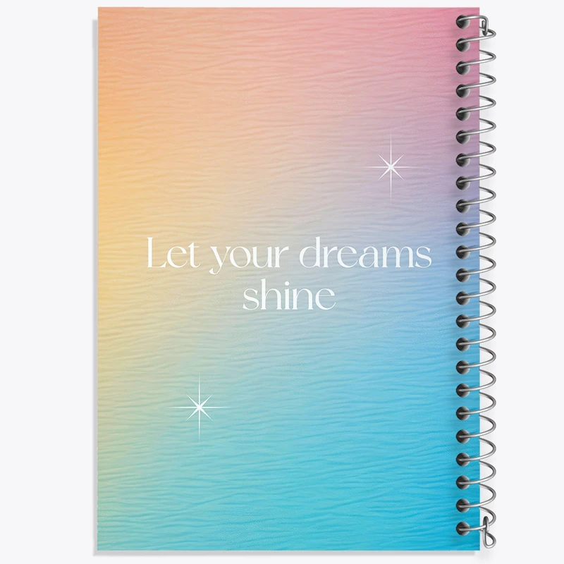 دفتر لیست خرید 50 برگ خندالو طرح Let Your Dreams Shine کد N2371