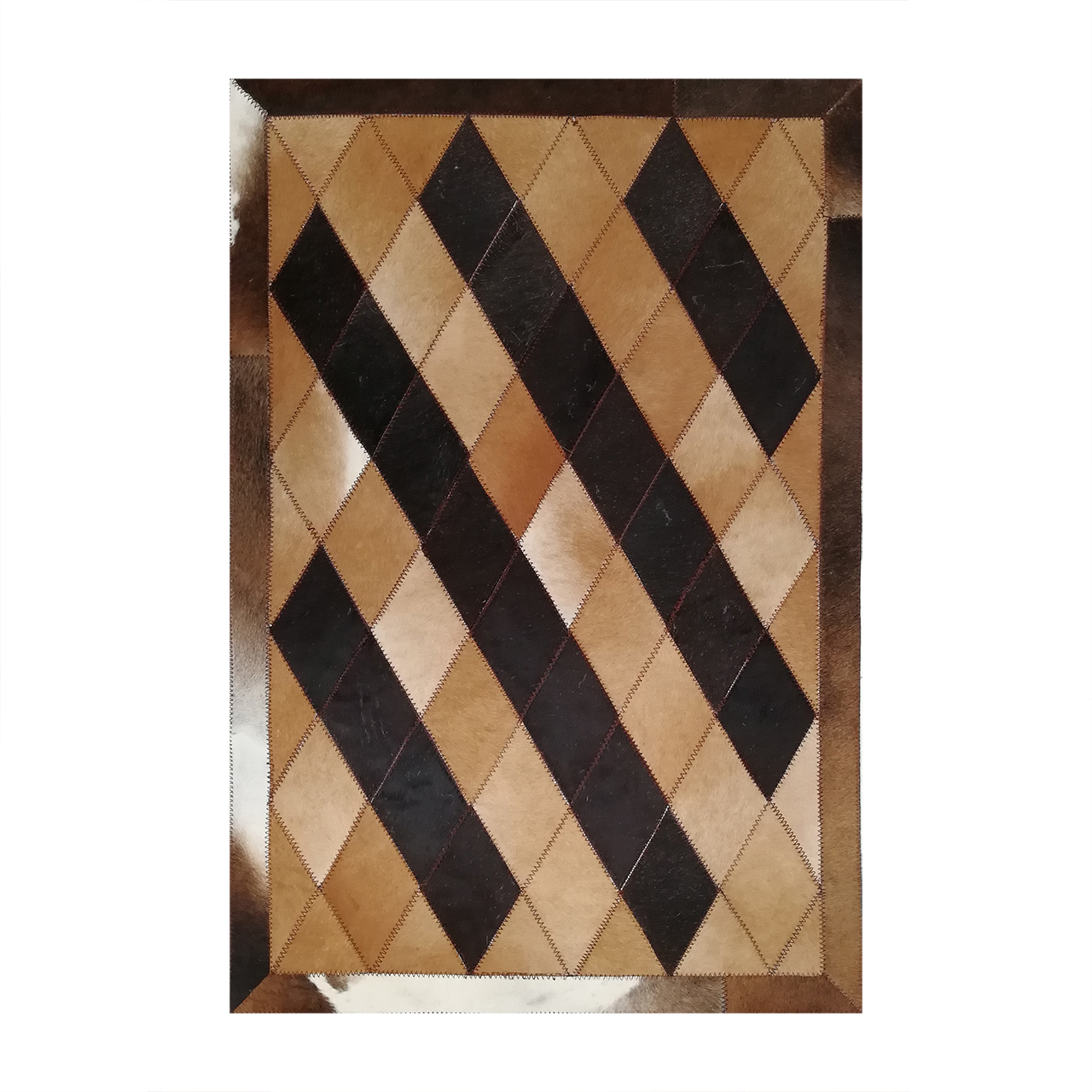 کلاژ فرش پوست و چرم کمالی مدل AD-0410