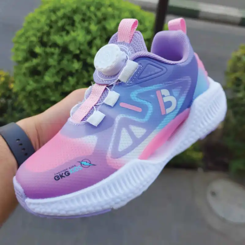 کفش مخصوص پیاده روی بی کی جی کیدز مدل BkQ-BQ-PurQ-128006
