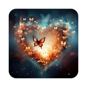 زیر لیوانی کاکتی مدل عاشقانه کد mp12253