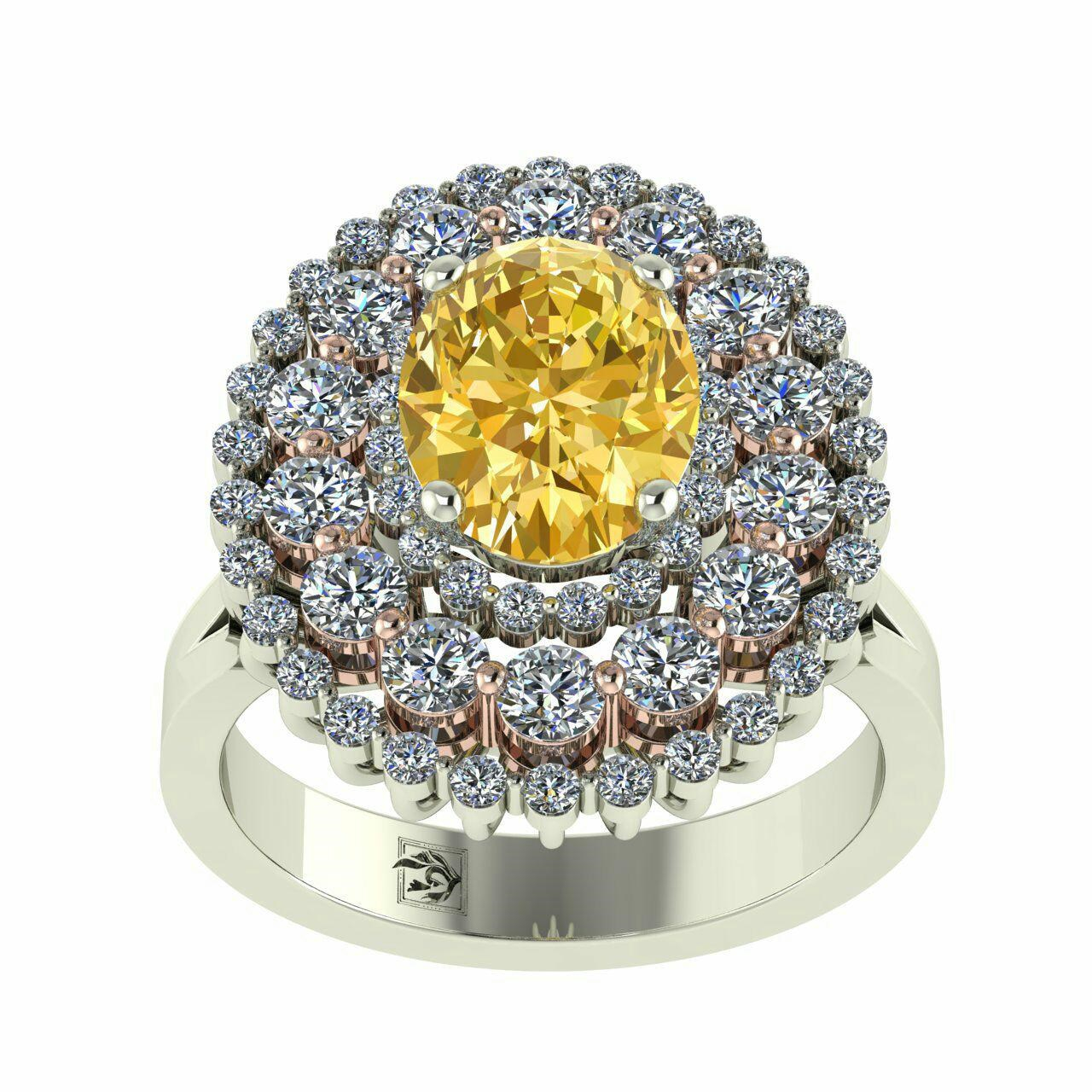 انگشتر طلا اونیکست مدل -1820 Citrine