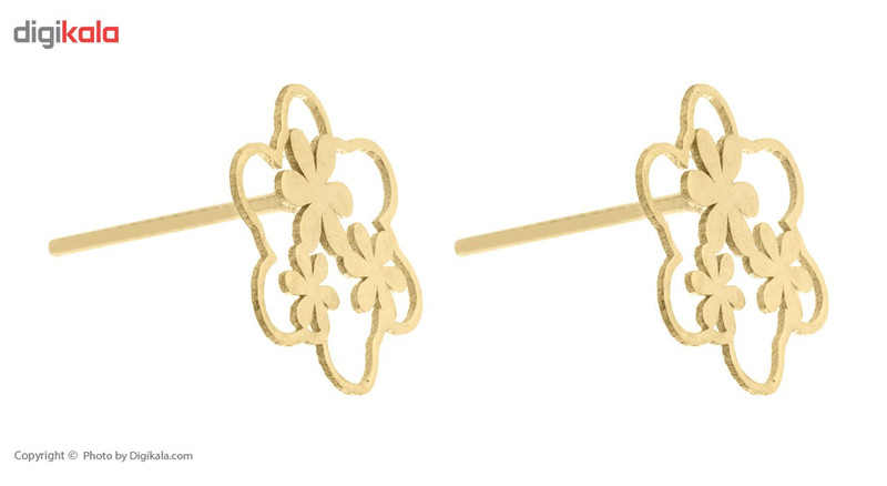 نیم ست طلا 18 عیار زنانه زرمان مدل MS0244