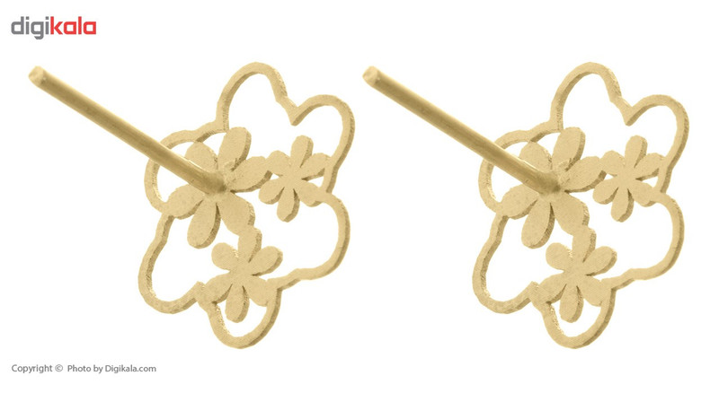 نیم ست طلا 18 عیار زنانه زرمان مدل MS0244