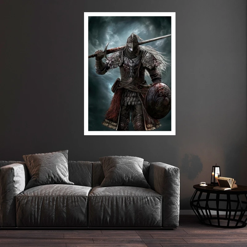 تابلو بکلیت طرح فیلم elden ring مدل قاب شاسی W-S8890