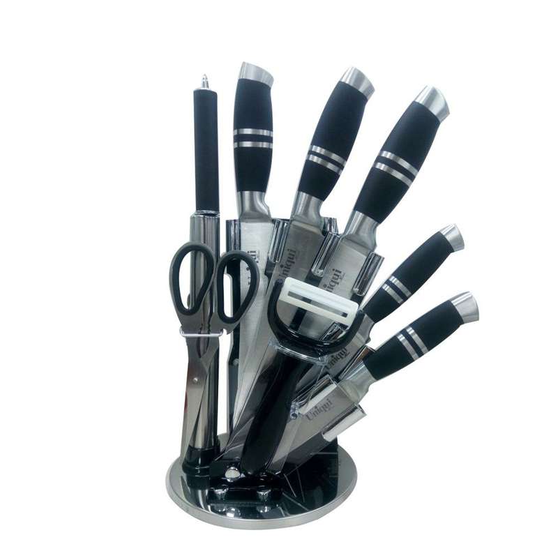 سرویس چاقو آشپزخانه 9 پارچه کد uni9