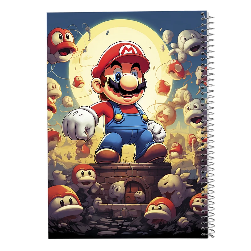 دفتر نقاشی 50 برگ مدوپد مدل super mario کد DF2875