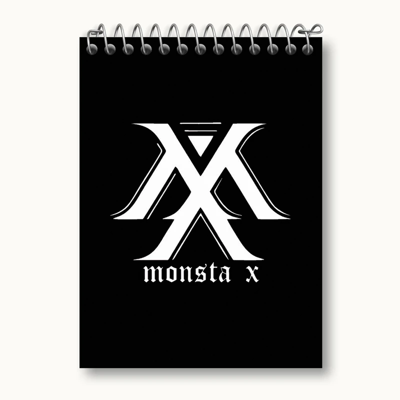 دفتر یادداشت 50 برگ خندالو مدل گروه مانستا اکس MONSTA X کد 12258