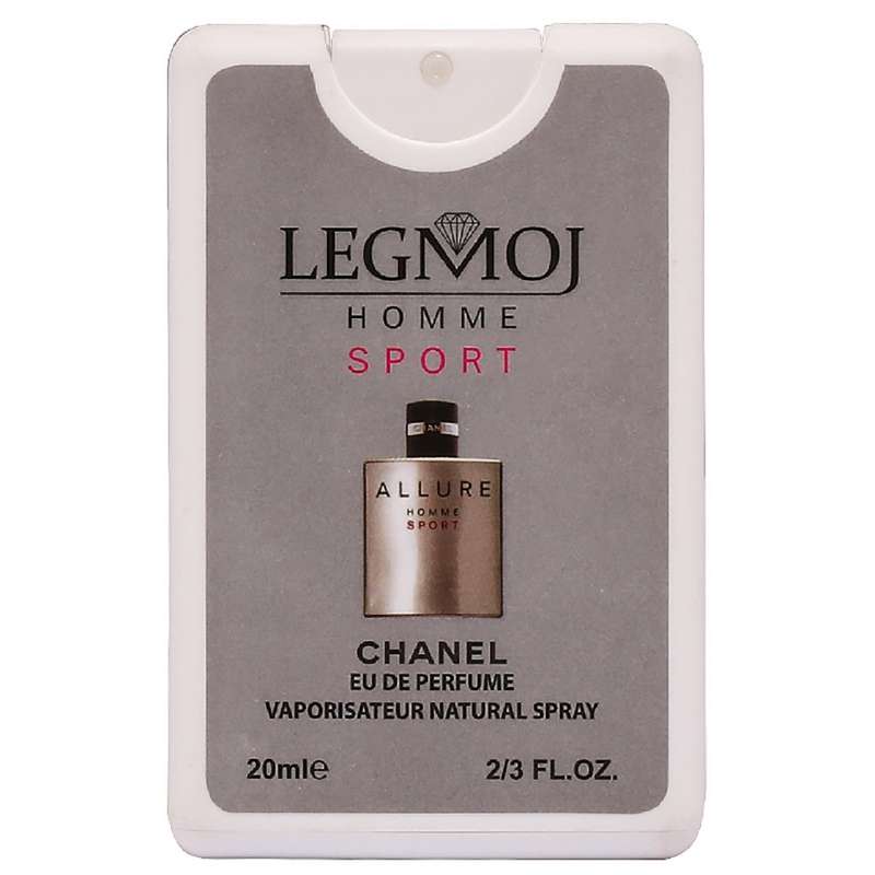 عطر جیبی مردانه لگموج مدل Chanel Allure Homme Sport حجم 20 میلی لیتر عطر جیبی مردانه لگموج مدل Chanel Allure Homme Sport حجم 20 میلی لیتر