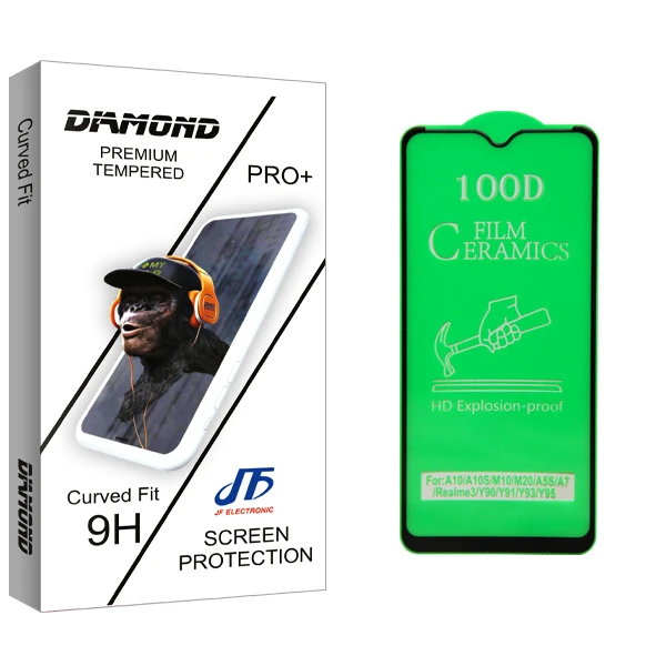 محافظ صفحه نمایش جی اف مدل Diamond glass مناسب برای گوشی موبایل سامسونگ Galaxy M20