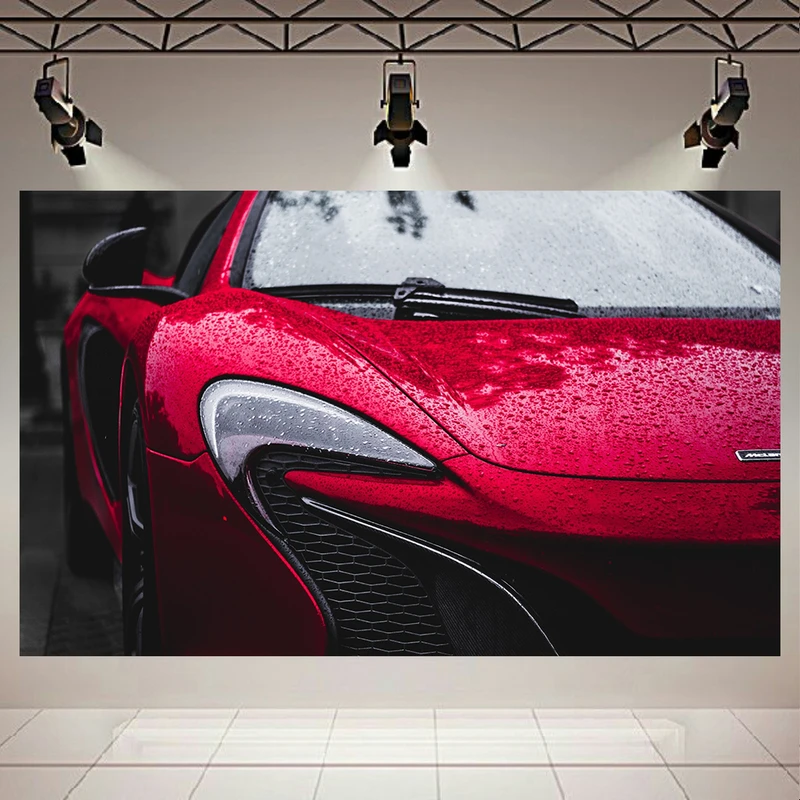 تابلو شاسی طرح ماشین مدل Mclaren 625LT کد AR810