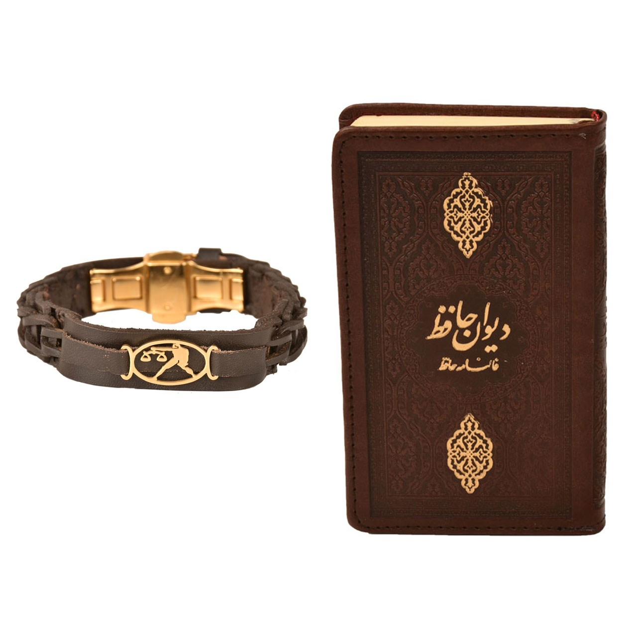 ست هدیه طرح تولد مهر  کهن چرم  مدل  m118- 7