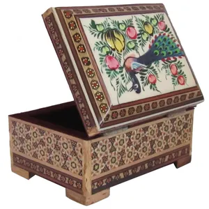 جعبه جواهرات خاتم کاری صفار مدل 2024