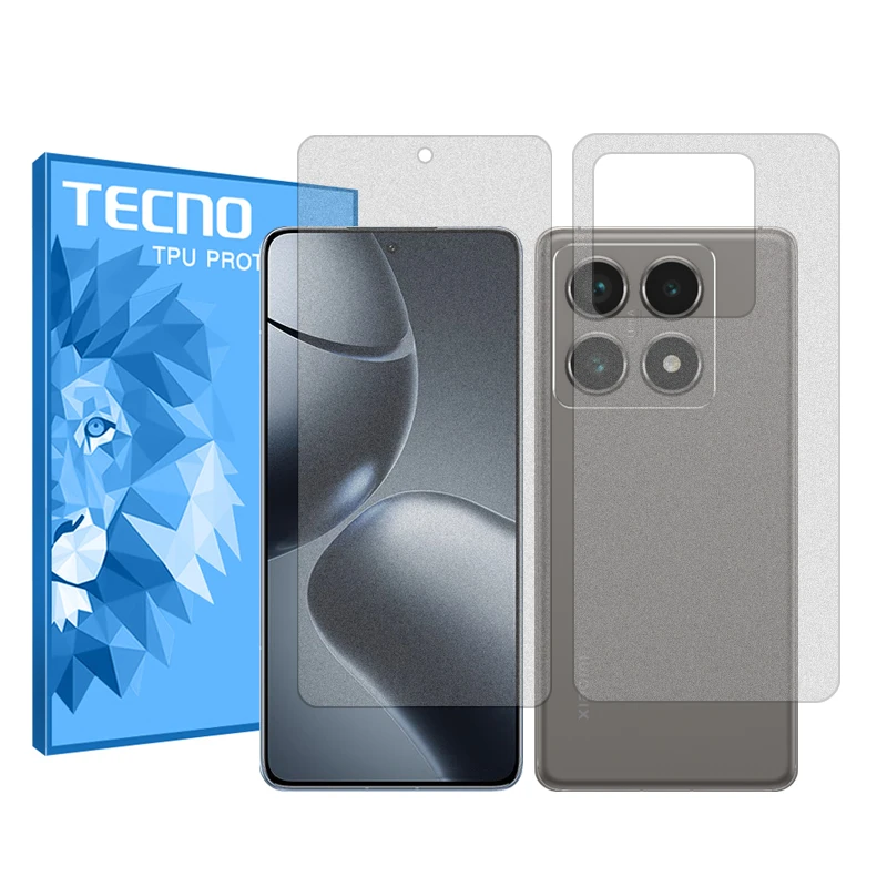 محافظ صفحه نمایش مات تکنو مدل Resistant مناسب برای گوشی موبایل شیائومی 14T Pro به همراه محافظ پشت گوشی