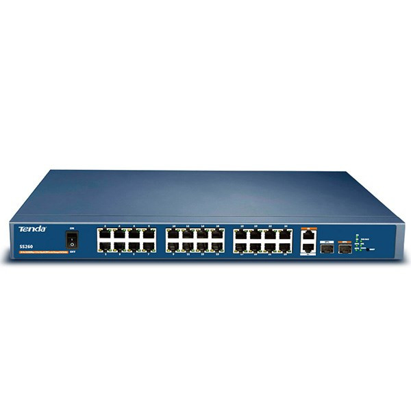 سوییچ 24 پورت مدیریتی POE تندا مدل SS260