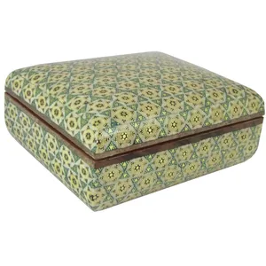 جعبه جواهرات خاتم کاری صفار مدل توریستی کد 2222 