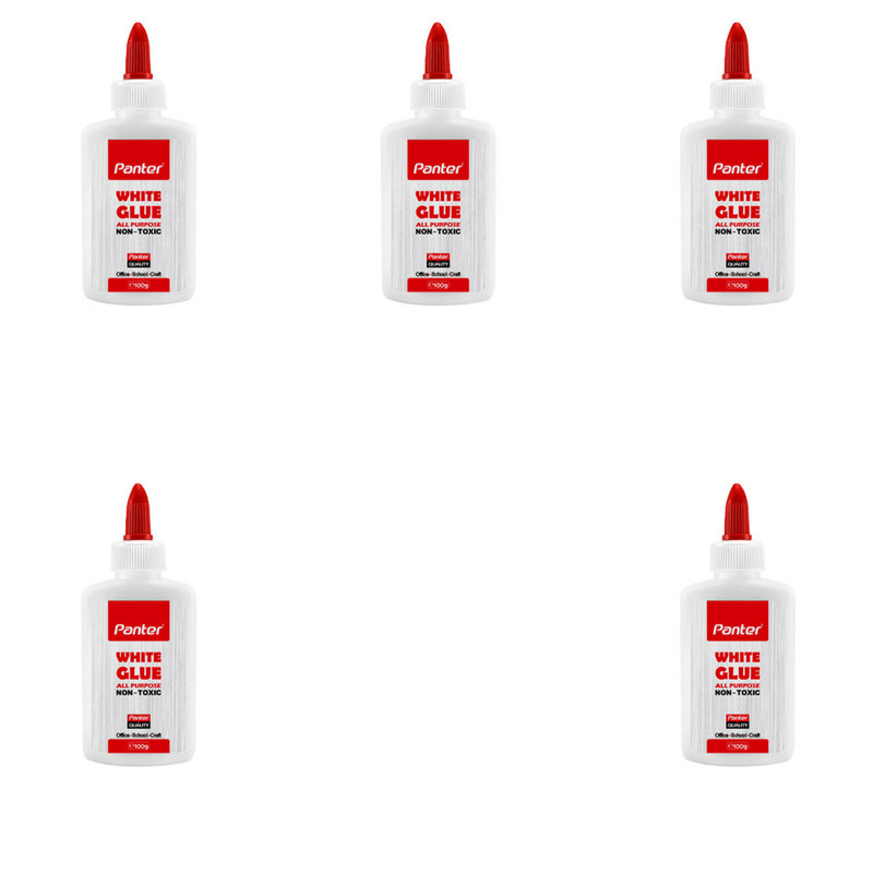چسب چوب پنتر مدل White Glue بسته 5 عددی