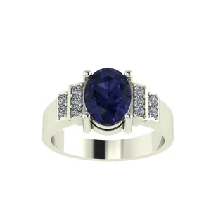 انگشتر طلا 18 عیار اونیکست مدل 2066 Sapphire