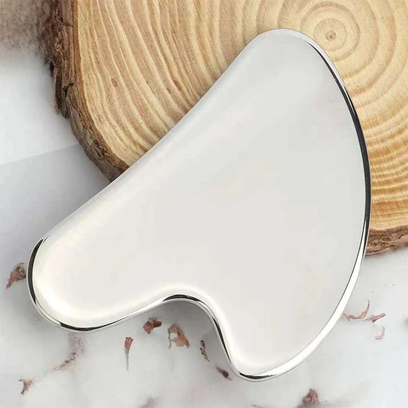 عکس شماره 5 : ماساژور دستی صورت تن زیب مدل گواشا استیل کد tnz304