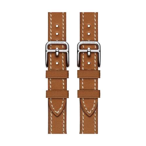 بند چرمی هرمس مدل cuff مناسب برای اپل واچ 42 میلی متری