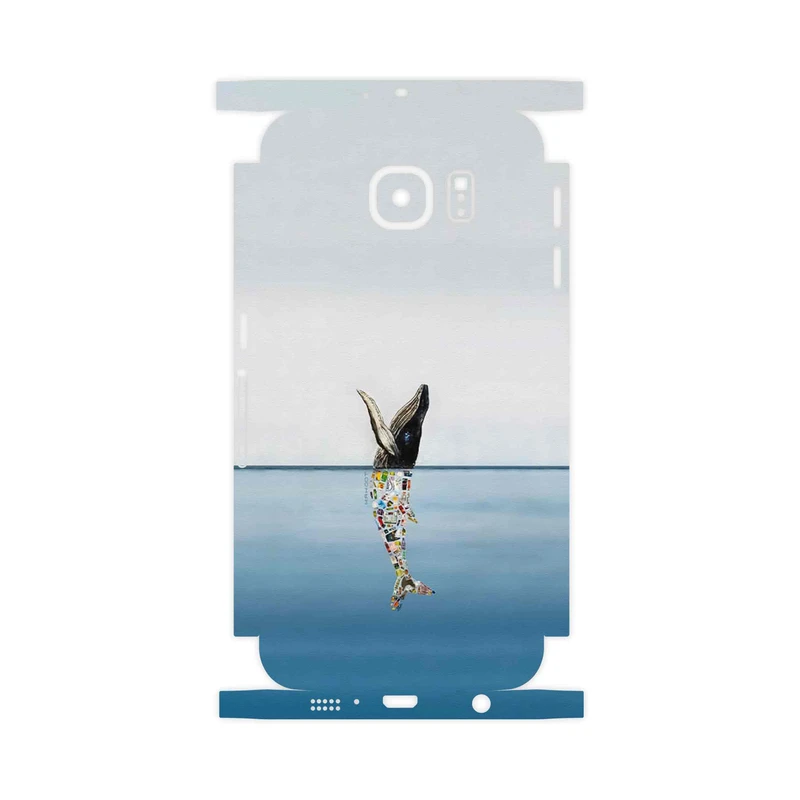 برچسب پوششی ماهوت مدل Collage of Sea Trash-FullSkin مناسب برای گوشی موبایل سامسونگ Galaxy S6 Edge