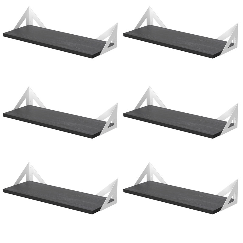 شلف دیواری دینیال مدل p.s مثلثی کد DN-02SH-06 مجموعه شش عددی