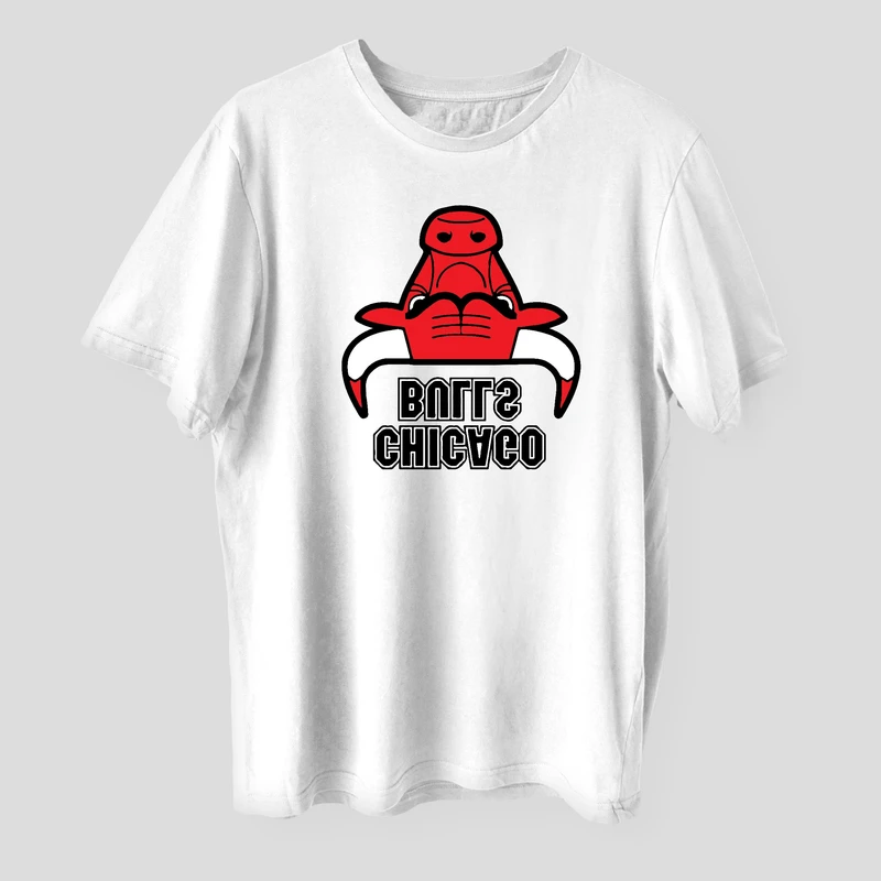 تی شرت آستین کوتاه مردانه مدل شیکاگو بولز کد br137