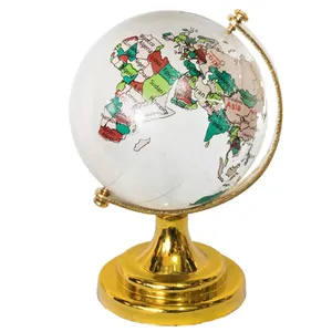 ماکت شیشه ای مدل کره زمین کد AL-9130006 سایز متوسط