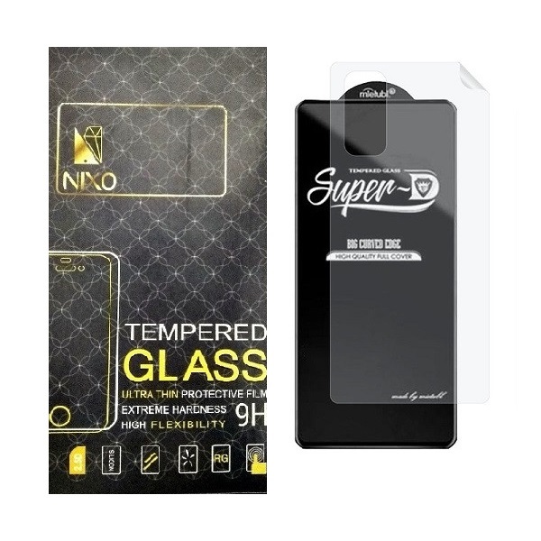 محافظ صفحه نمایش نیکسو مدل 2SN-Glass مناسب برای گوشی موبایل سامسونگ Galaxy S20 FE 4G به همراه محافظ پشت گوشی