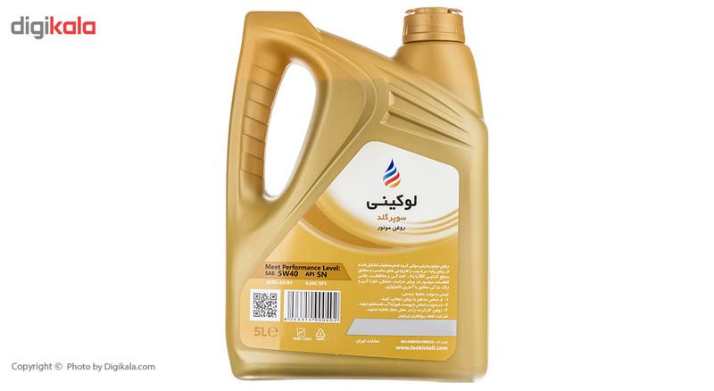 روغن موتور خودرو لوکینی مدل Super Gold حجم 5 لیتر