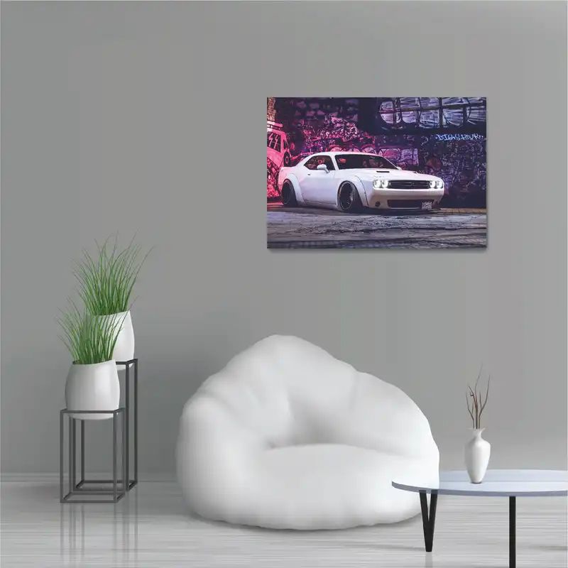 پوستر  طرح ماشین دوج چلنجر Dodge Challenger مدل NV0648