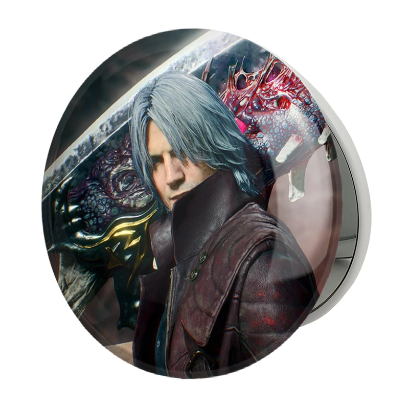 آینه جیبی خندالو طرح بازی دویل می کرای Devil May Cry مدل تاشو کد 30226